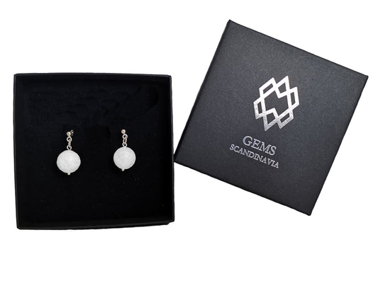 DIMPLES JADE earrings - GEMS SCANDINAVIA