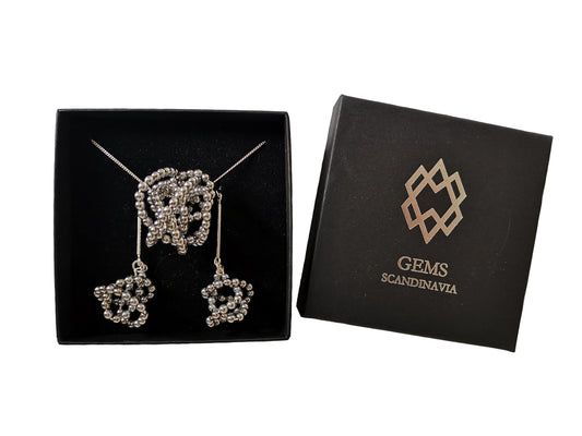 STOKASTISK necklace & earrings - GEMS SCANDINAVIA