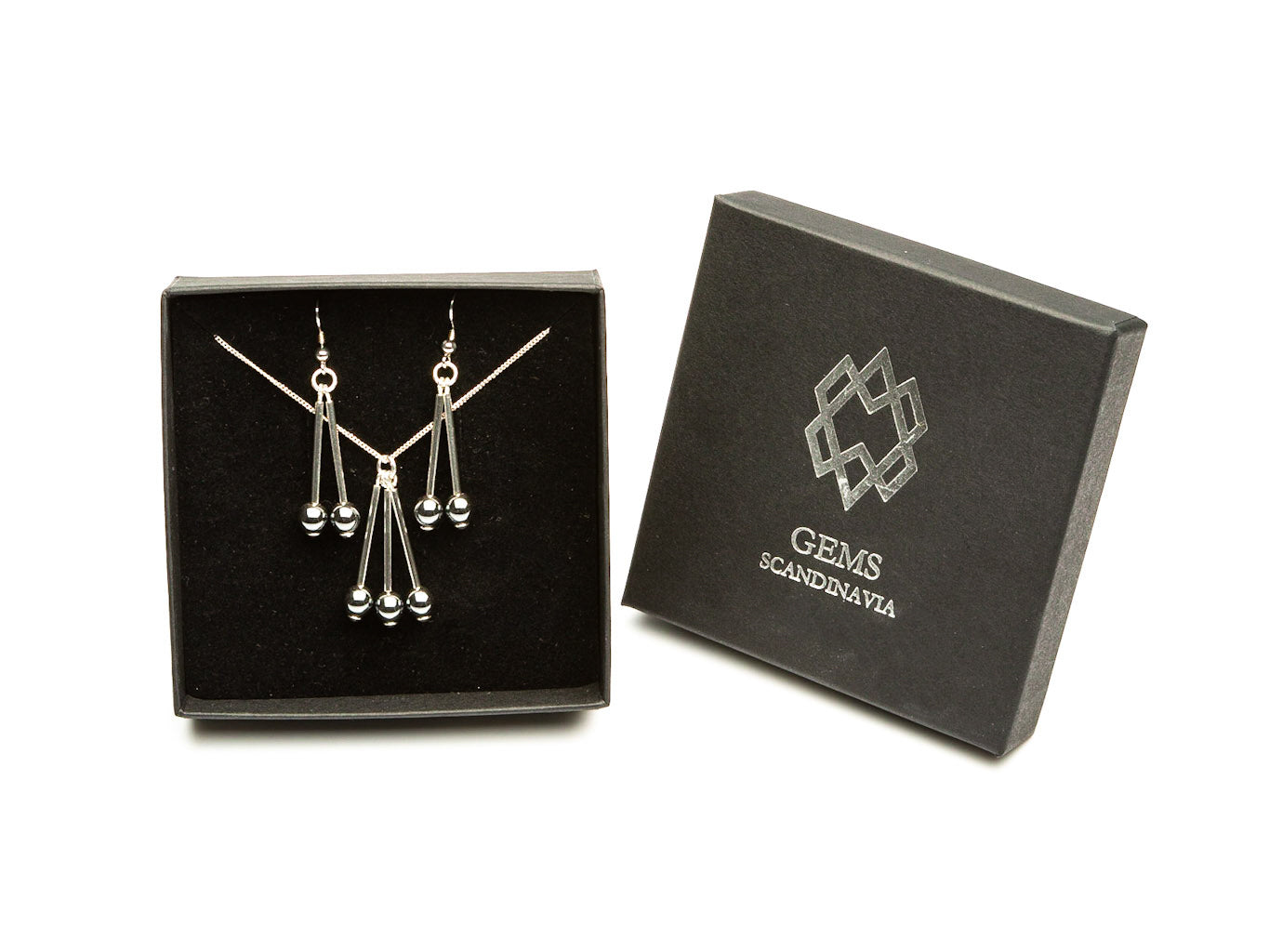 VORTEX necklace & earrings - GEMS SCANDINAVIA