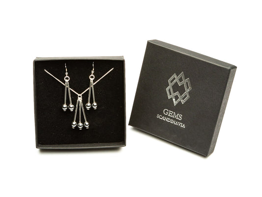 VORTEX necklace & earrings - GEMS SCANDINAVIA